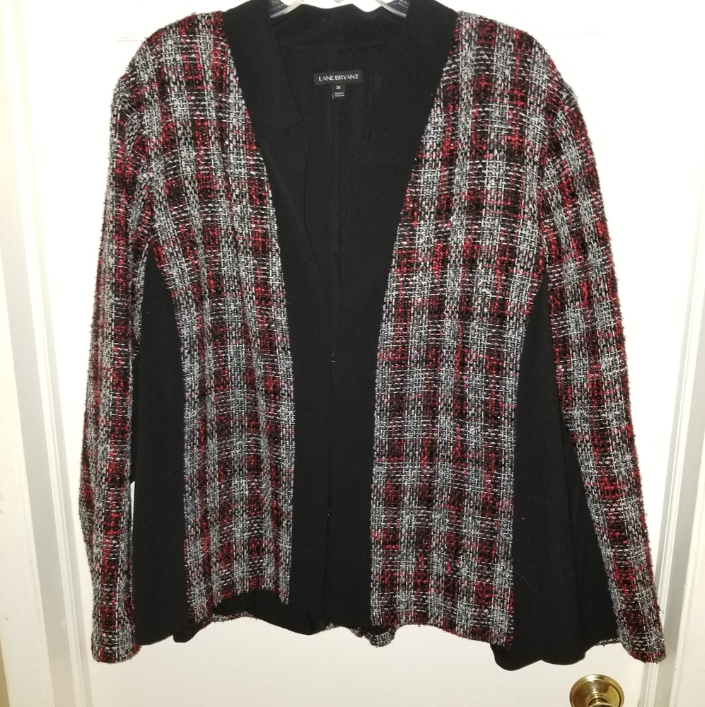 Tweed and Ponte Blazer Jacket